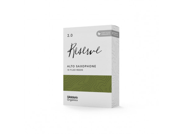 Daddario Organic Reserve Alto Saxophone Reeds Strength 3.0+ 10-pack Daddario Organic Reserve Alto Saxophone Reeds Strength 3.0+ 10-pack